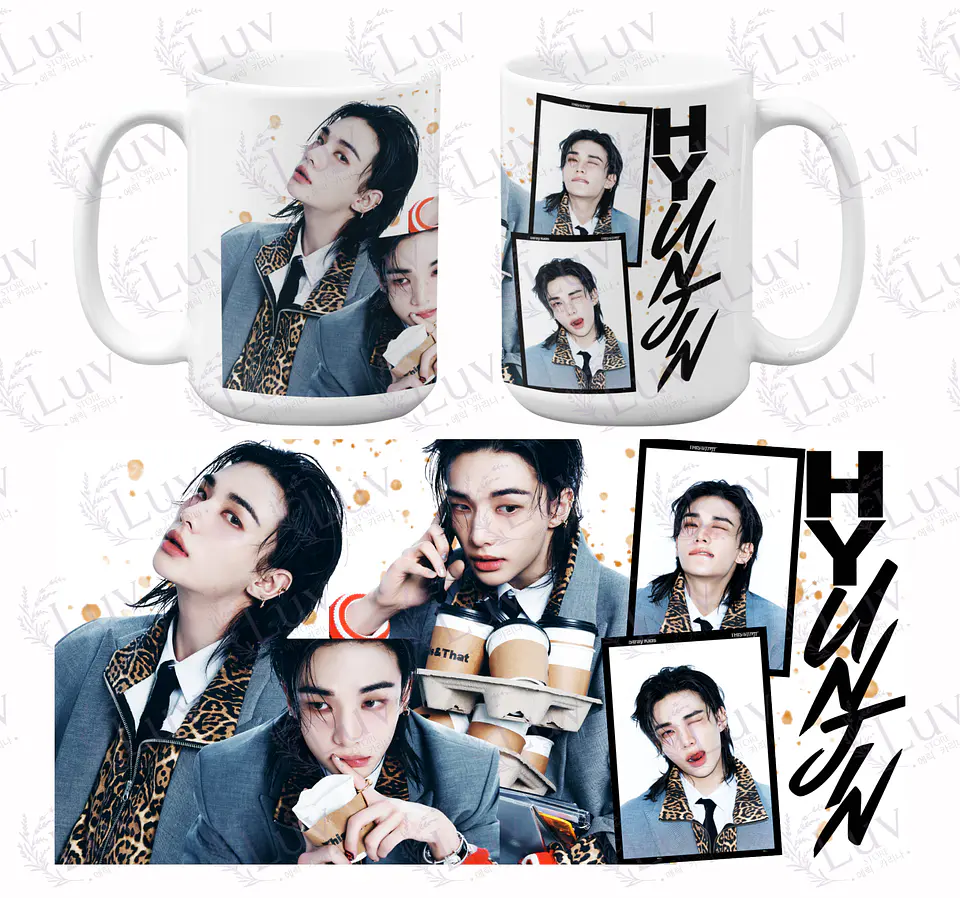 Tazón Hyunjin Stray Kids Collage 1