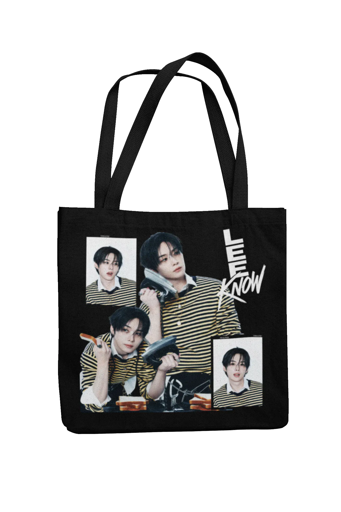 Totebag Lee Know Stray Kids | Editorial Collage 1