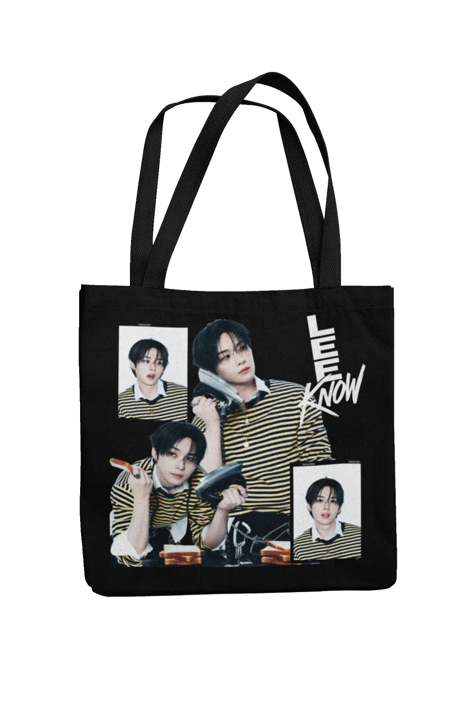 Totebag Lee Know Stray Kids | Editorial Collage 1