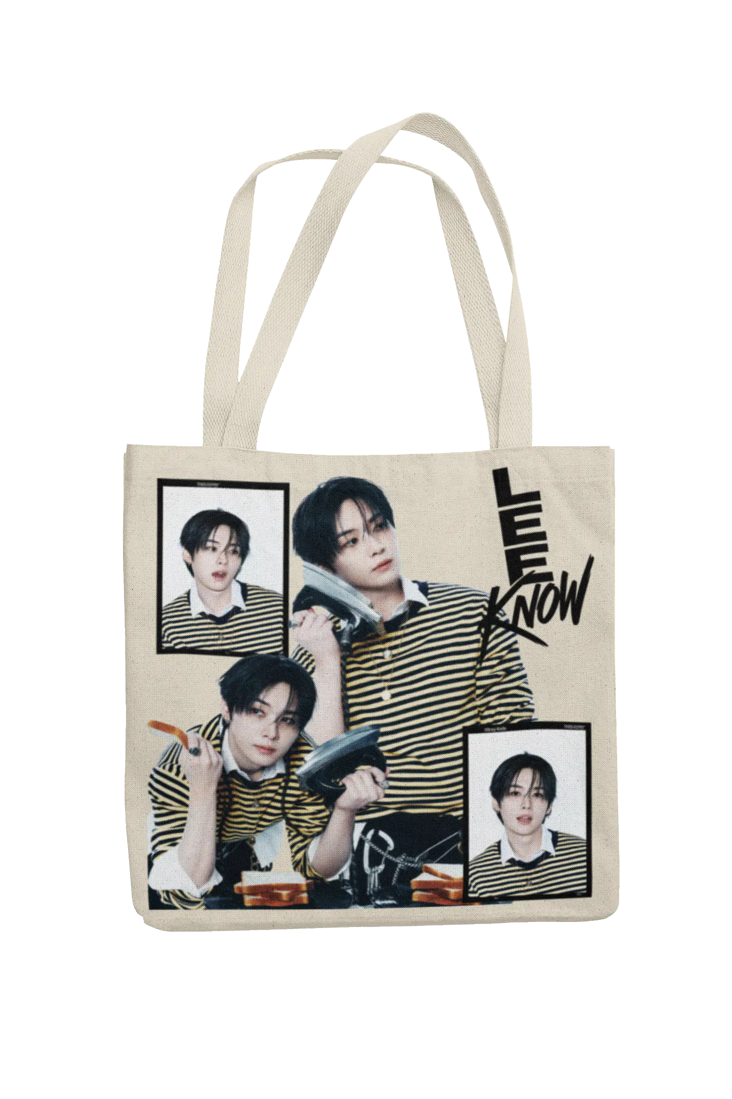 Totebag Lee Know Stray Kids | Editorial Collage 2