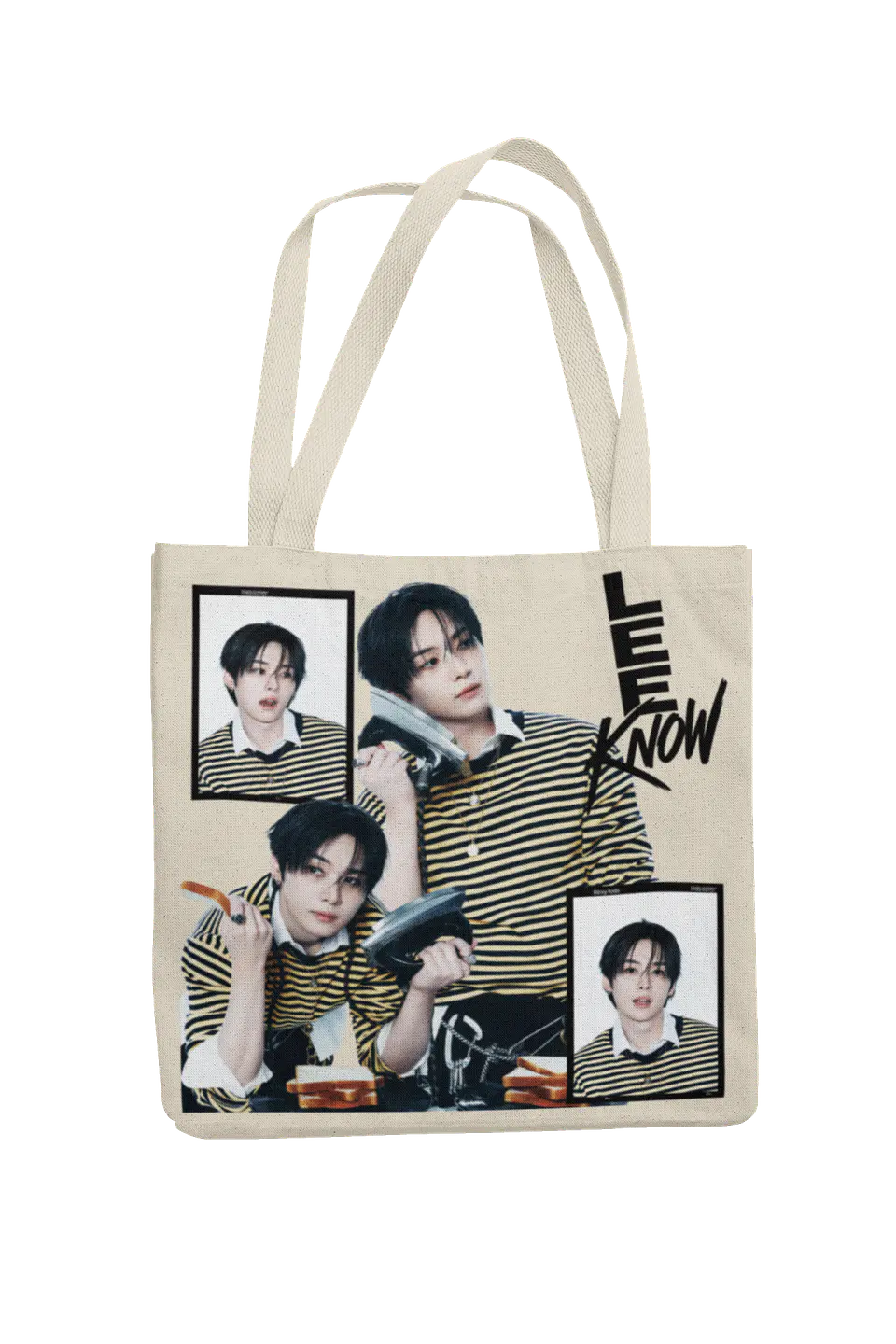 Totebag Lee Know Stray Kids | Editorial Collage 2