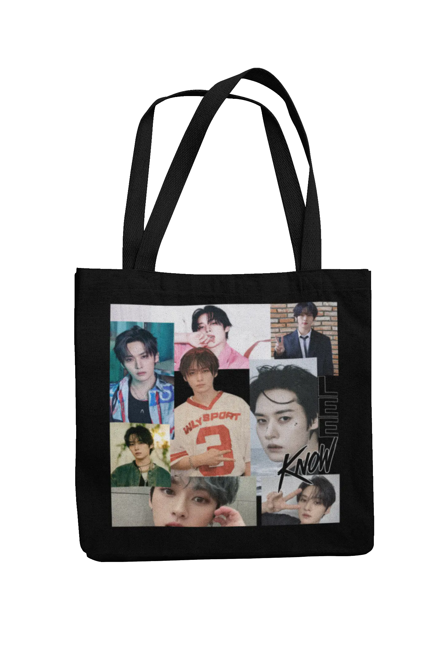 Totebag Stray Kids | Lee Know Photo Collage 1