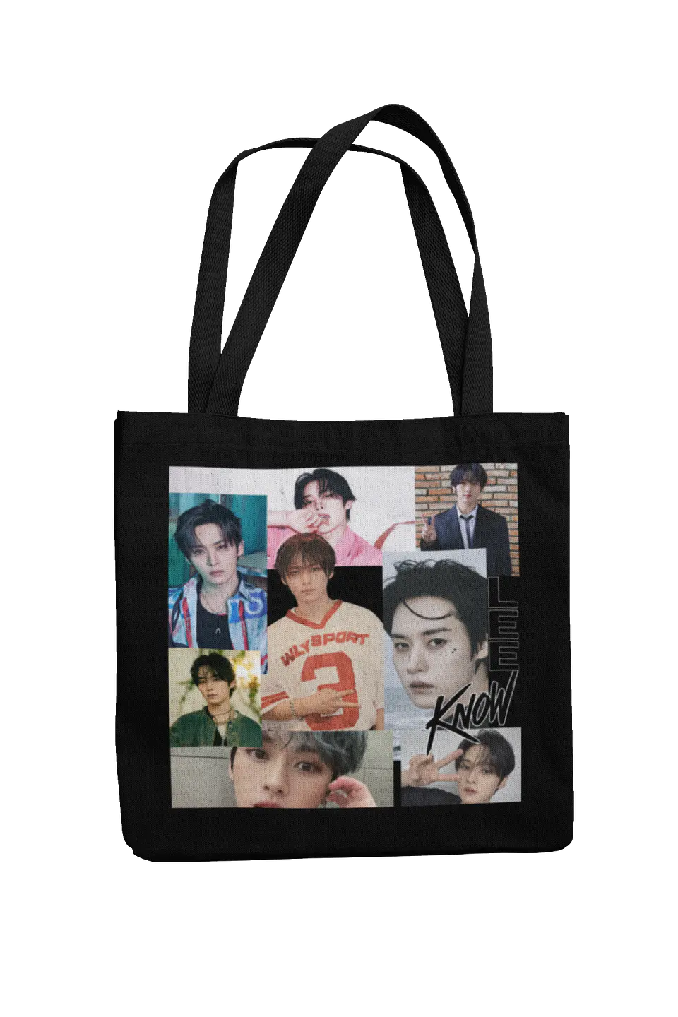 Totebag Stray Kids | Lee Know Photo Collage 1