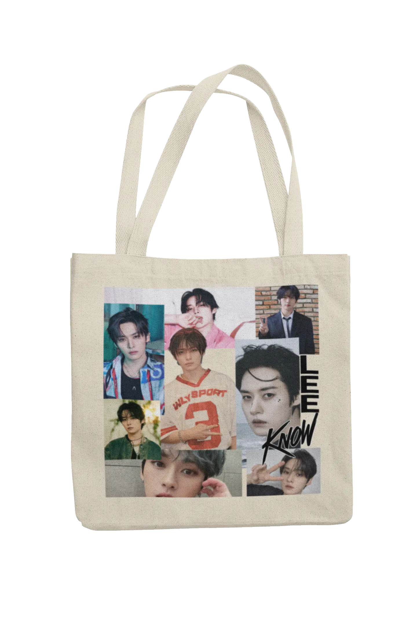 Totebag Stray Kids | Lee Know Photo Collage 2