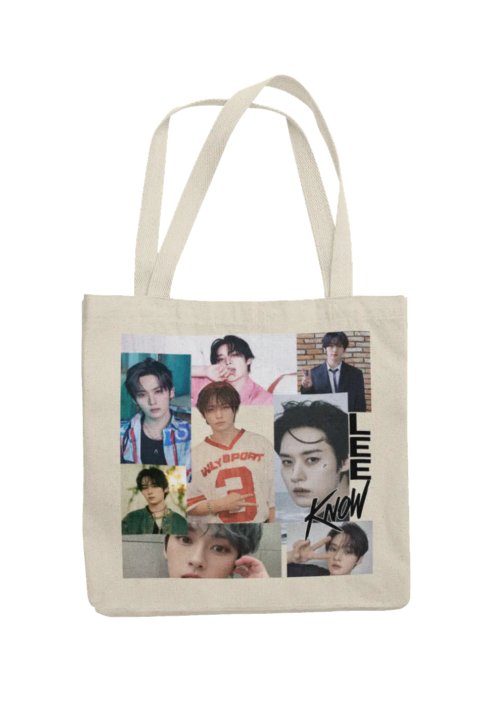 Totebag Stray Kids | Lee Know Photo Collage 2