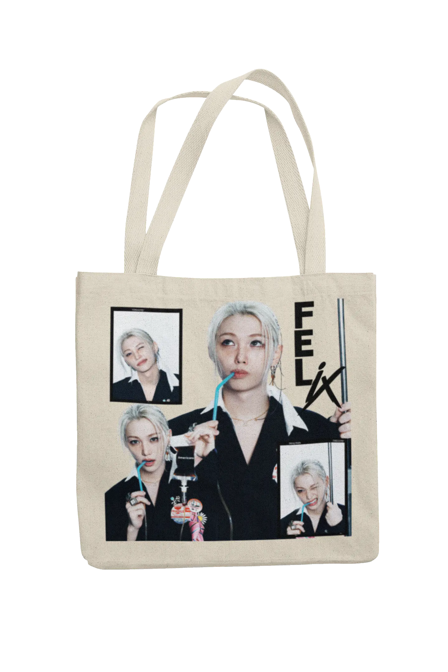 Totebag Felix Stray Kids | Editorial Collage 1