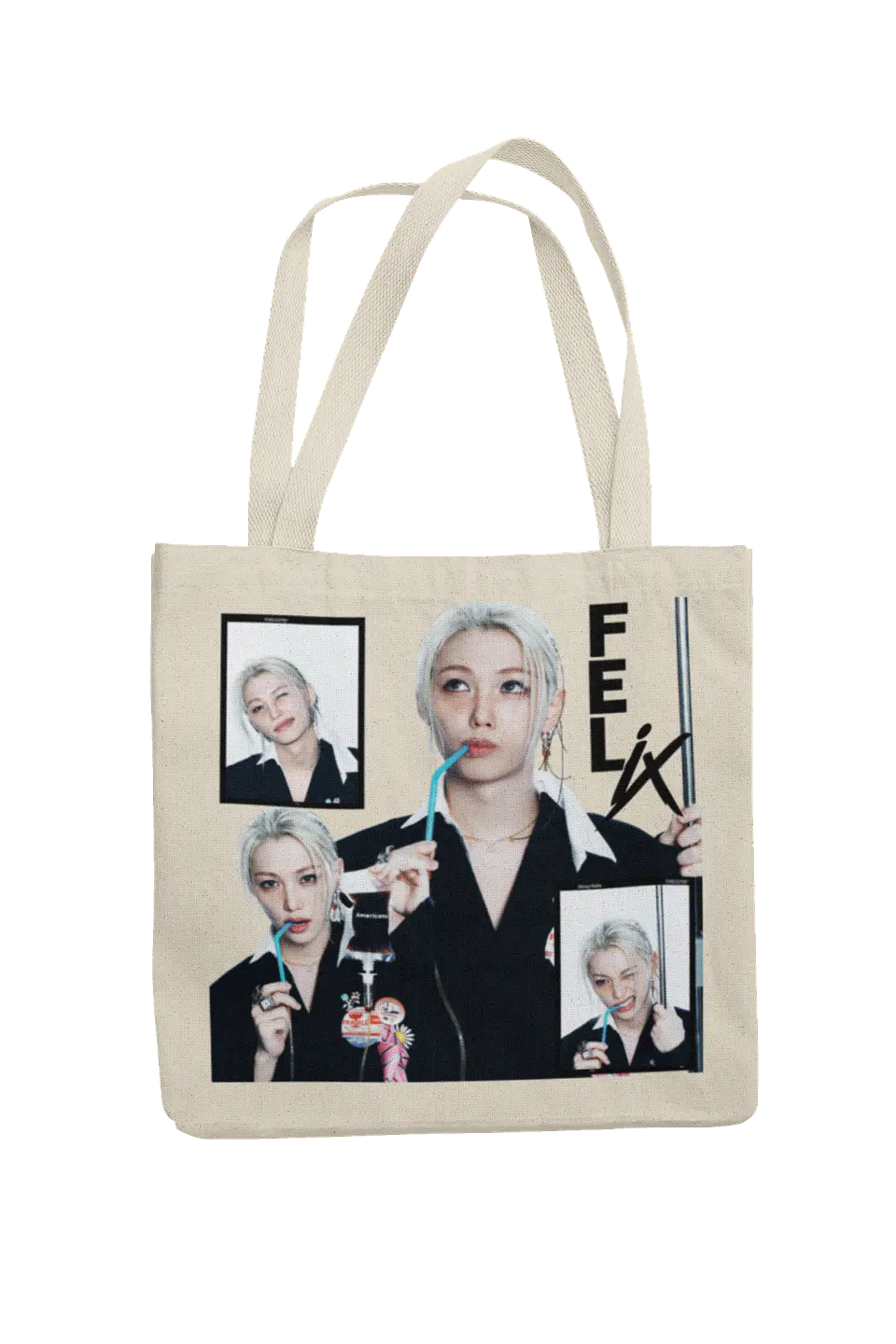 Totebag Felix Stray Kids | Editorial Collage 1