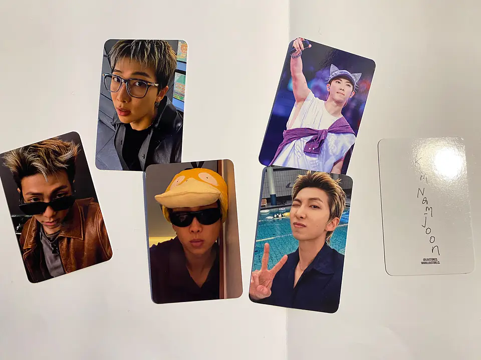 Photocards Namjoon RM BTS Fanmade  13