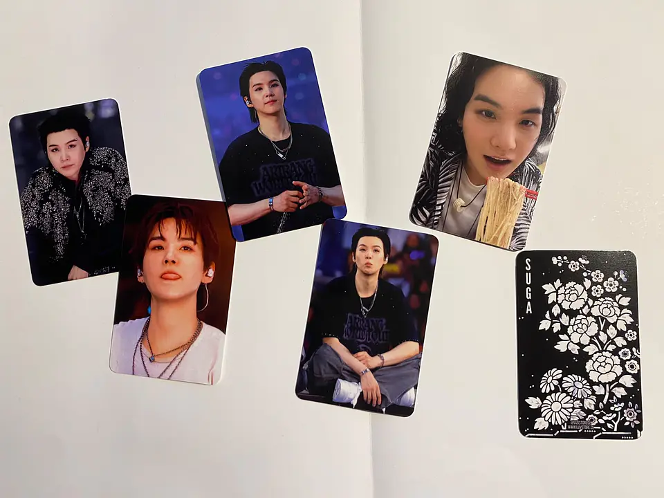 Photocard Yoongi SUGA BTS Fanmade 13