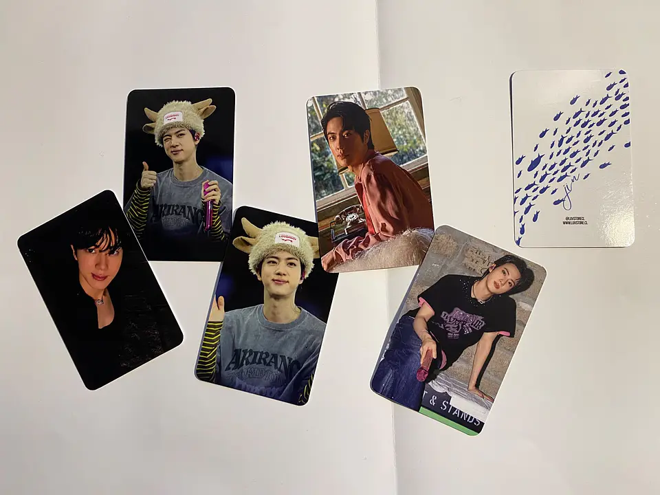 Photocard Jin BTS Fanmade 12