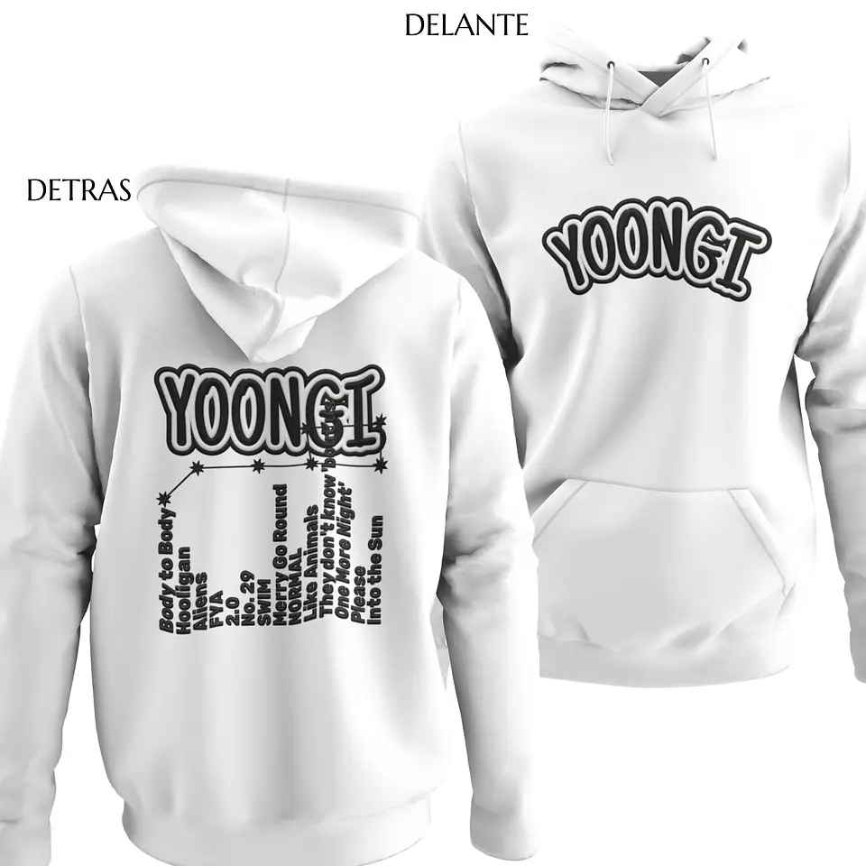 Polerón BTS Yoongi | Stitch Style 1