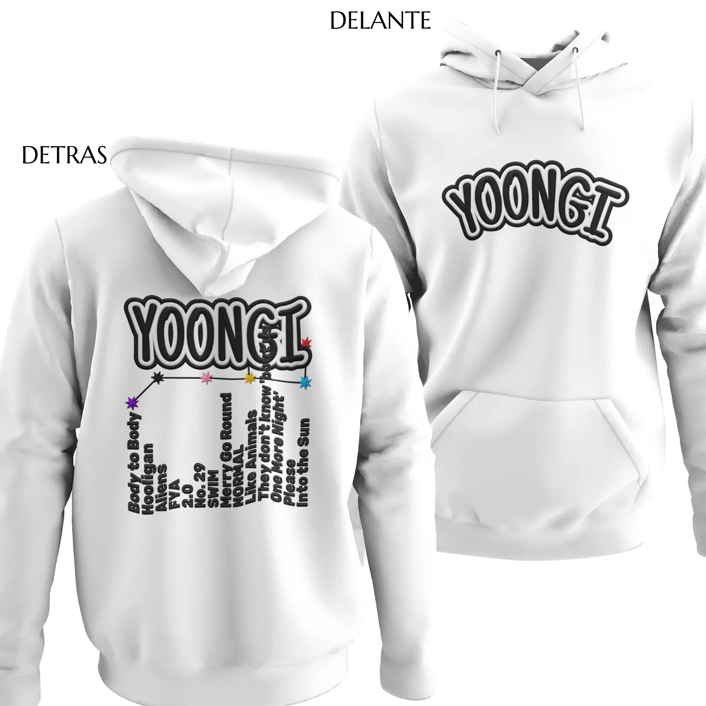 Polerón BTS Yoongi | Stitch Style 2