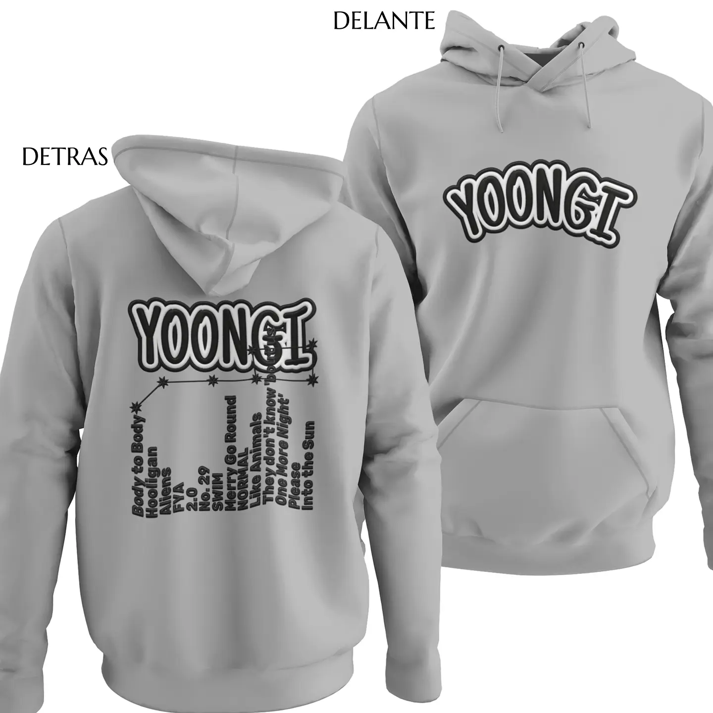 Polerón BTS Yoongi | Stitch Style 3