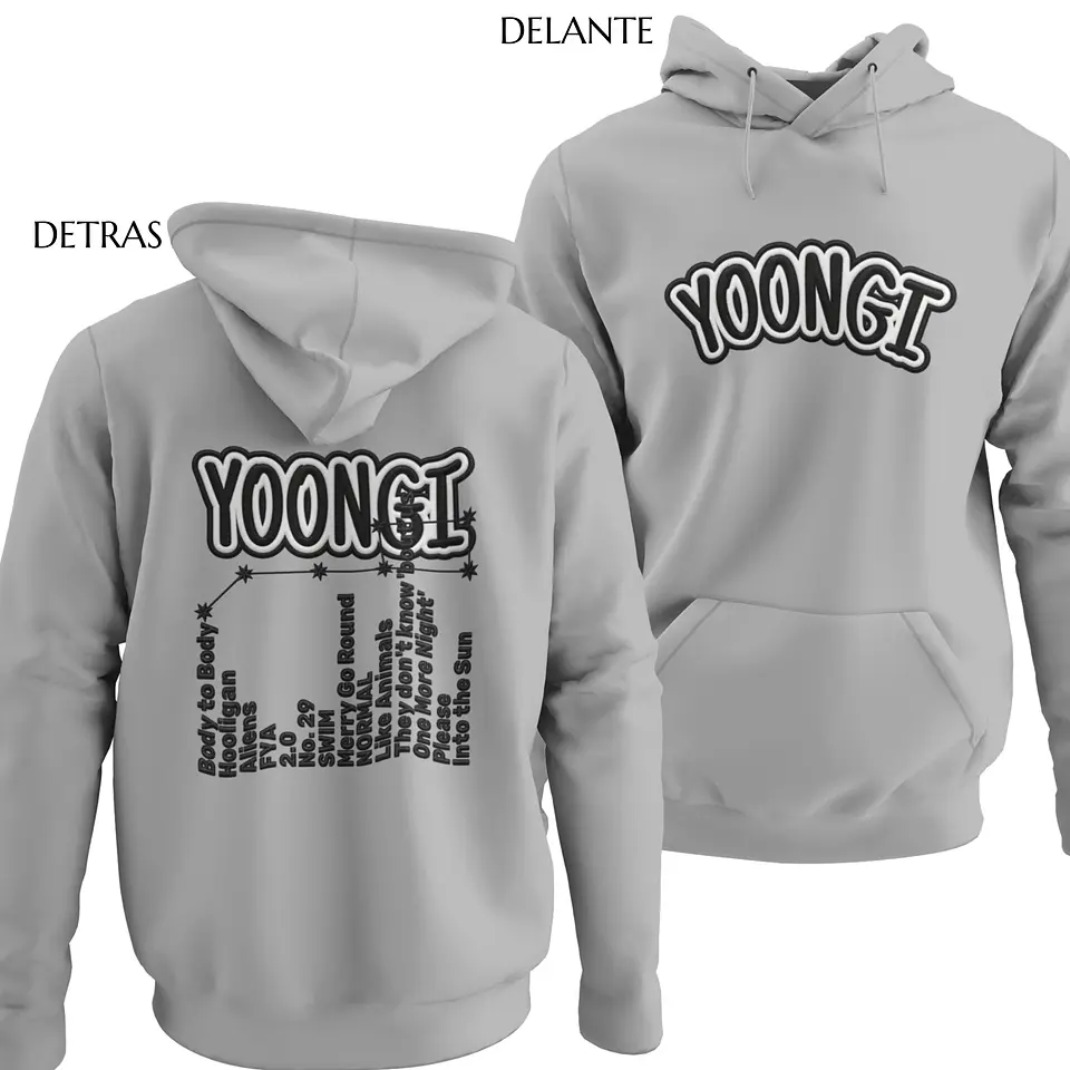 Polerón BTS Yoongi | Stitch Style 3