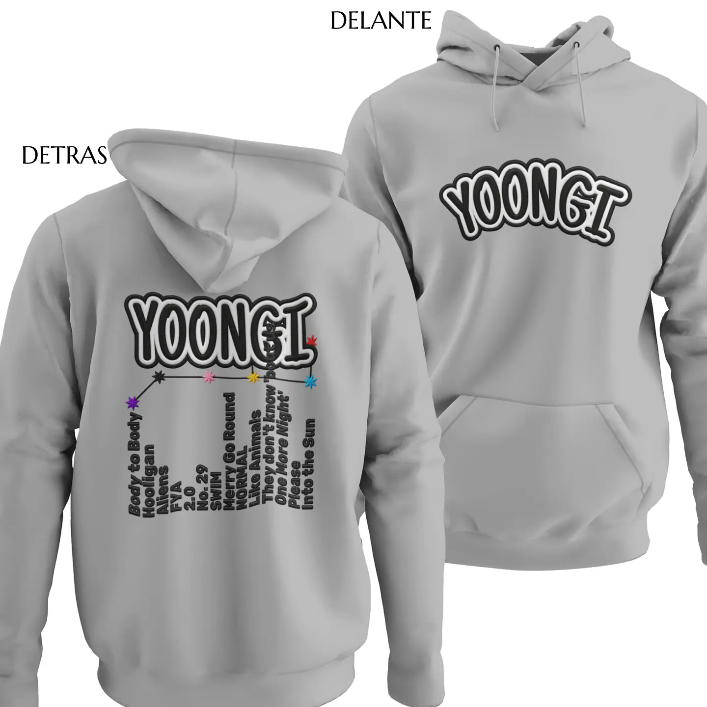 Polerón BTS Yoongi | Stitch Style 4