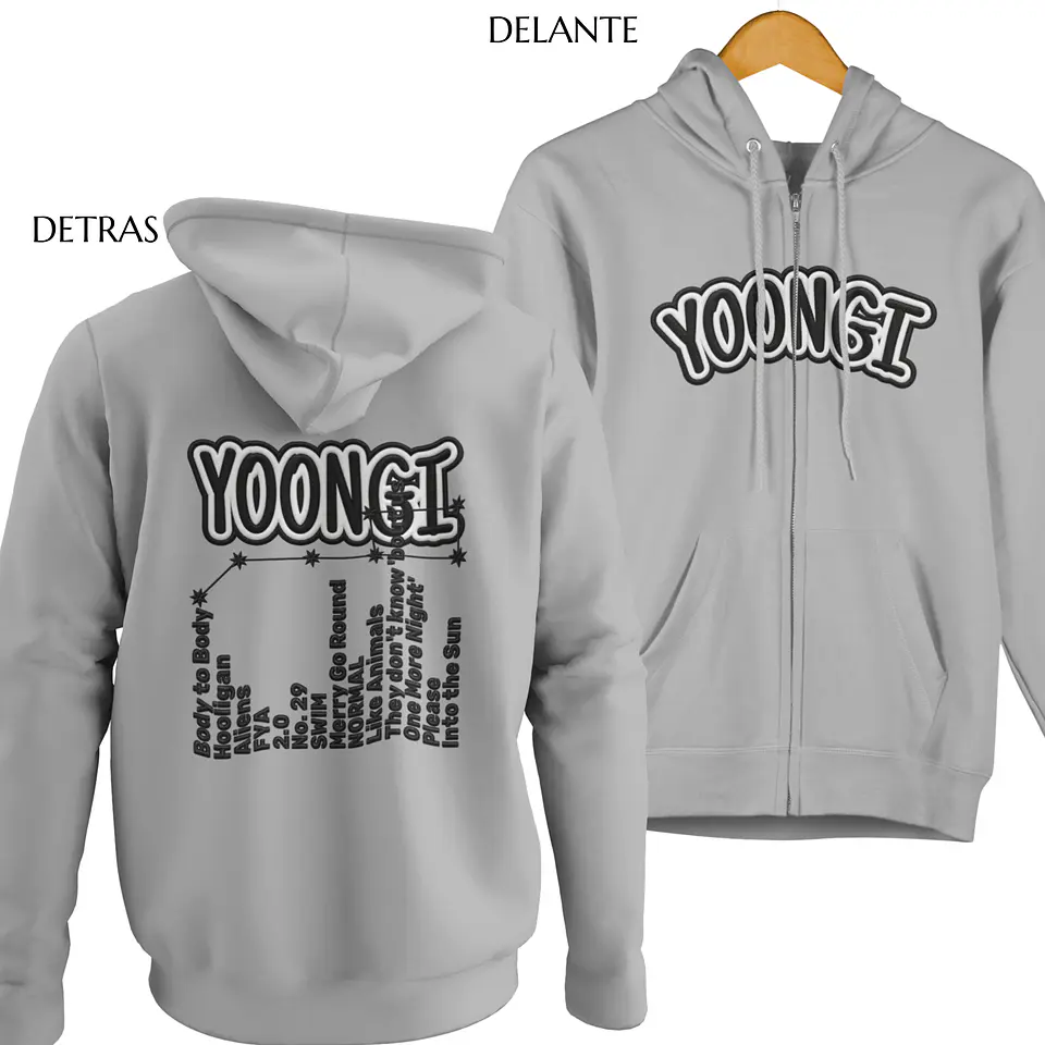 Polerón BTS Yoongi | Stitch Style 5