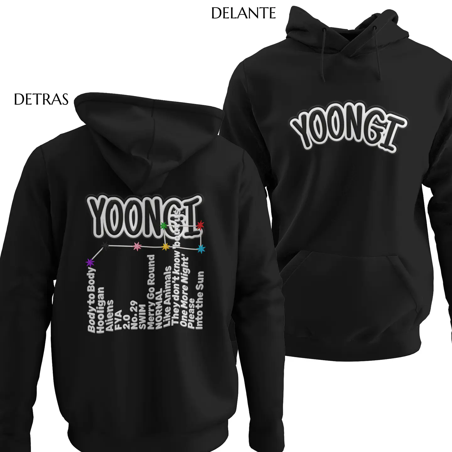 Polerón BTS Yoongi | Stitch Style 8