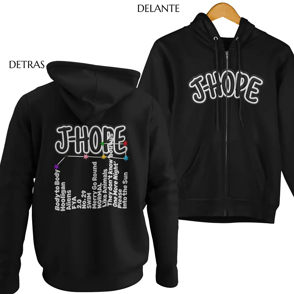Polerón BTS JHope | Stitch Style 10
