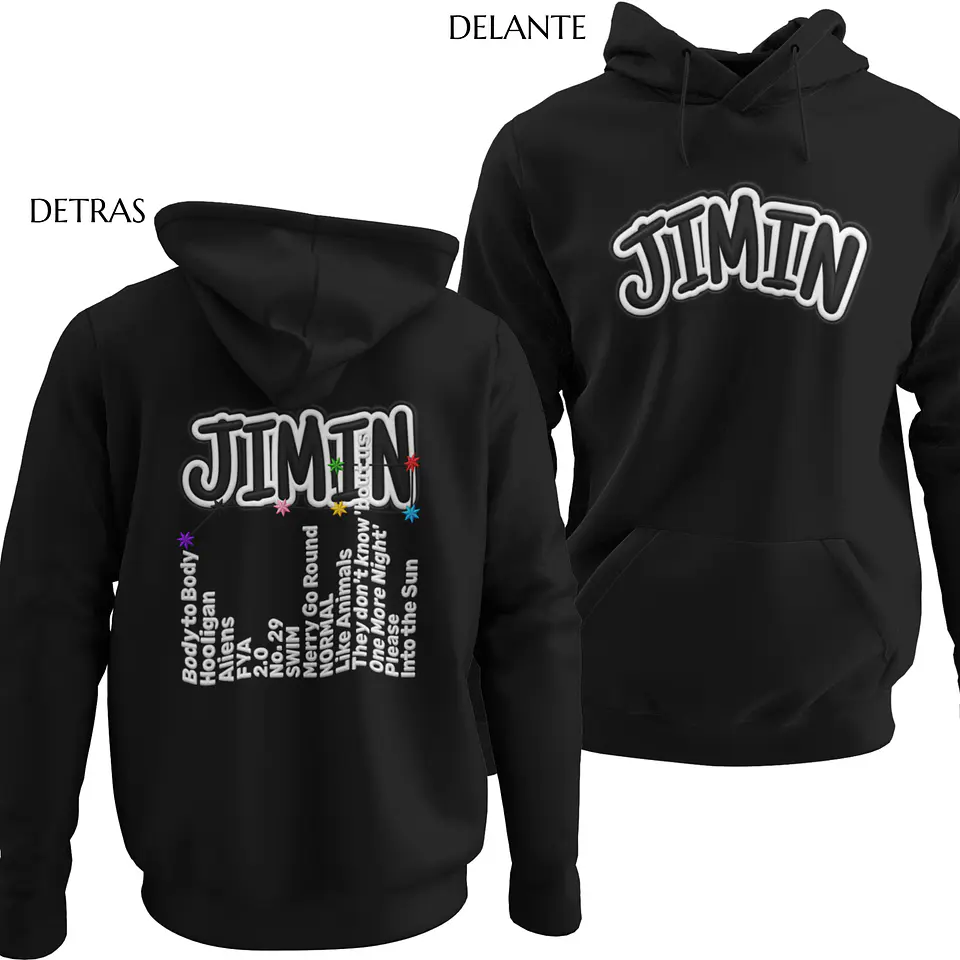 Polerón BTS Jimin | Stitch Style 1