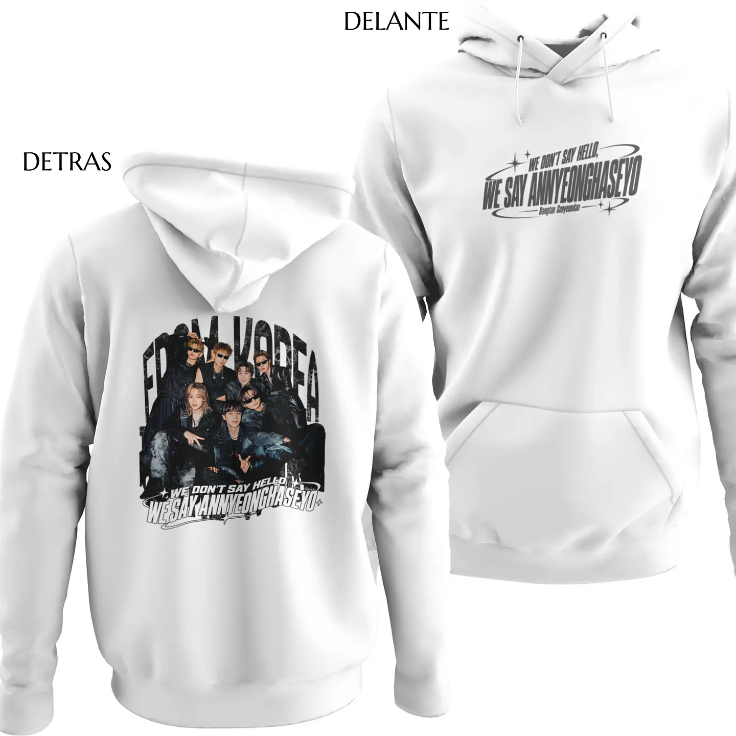 Polerón BTS OT7 | Black Outfi 2