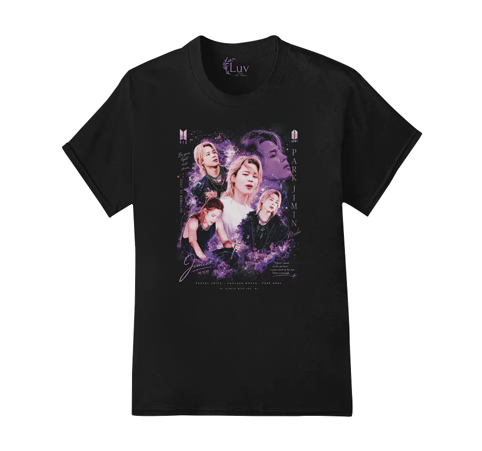 Polera Jimin BTS Purple Moon Edition 1