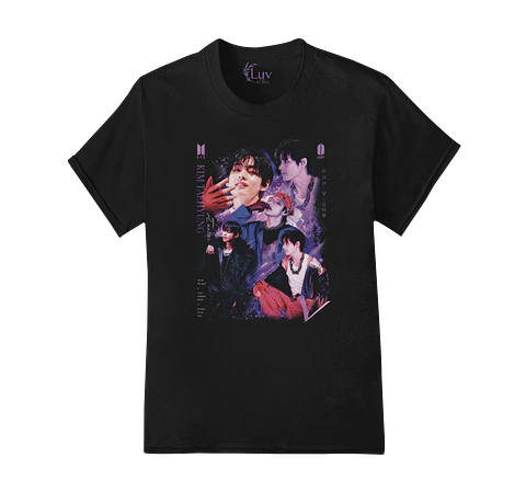 Polera V BTS Purple Moon Edition