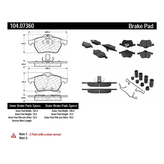 Pastillas Freno Audi S3 1999-2003 Delantero