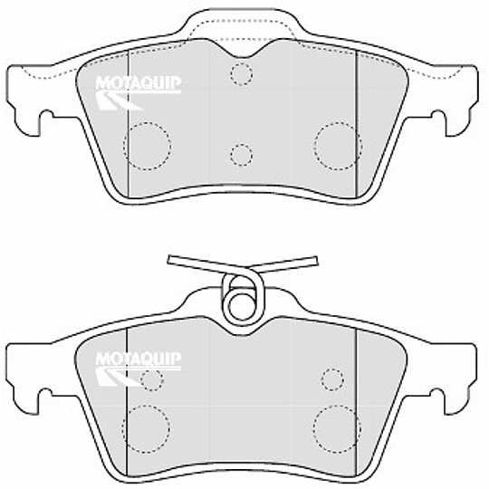 Pastillas Freno Ford Tourneo 2000-2014 Trasero