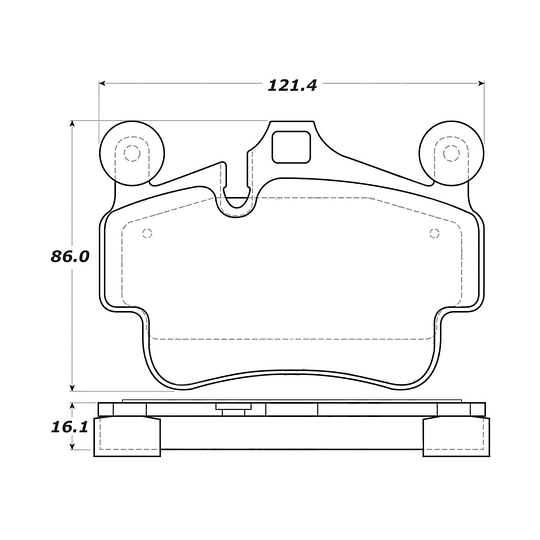 Pastillas Freno Porsche Cayman 2005-2012 Delantero, Trasero