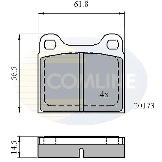 Pastillas Freno Volvo 262 1974-1993 Delantero