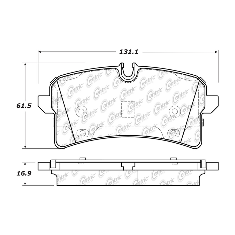 Pastillas Freno Audi A6 Quattro 2011-2018 Trasero 2