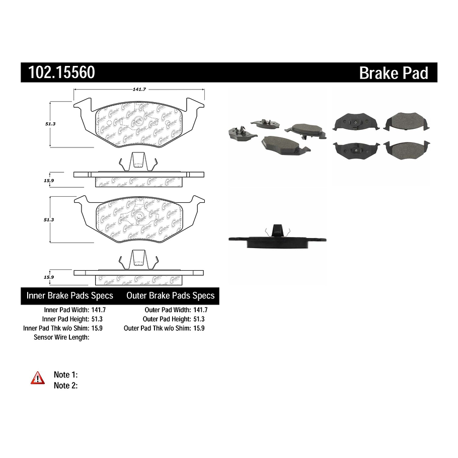 Pastillas Freno Seat Arosa 1997-2004 Delantero 2