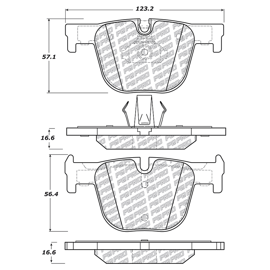 Pastillas Freno BMW 440i Gran Coupe 2014-2020 Trasero 2