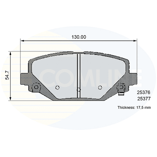 Pastillas Freno Chrysler Voyager 2008-2019 Trasero