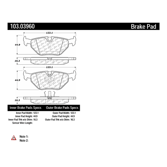 Pastillas Freno BMW 735i 1986-1994 Trasero