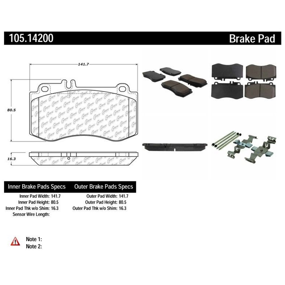 Pastillas Freno Mercedes Benz E350 2010-2016 Delantero 2