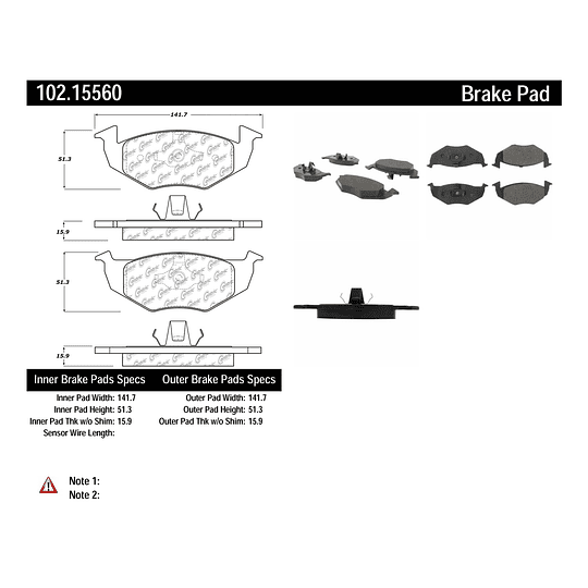 Pastillas Freno Volkswagen Polo 1994-2003 Delantero