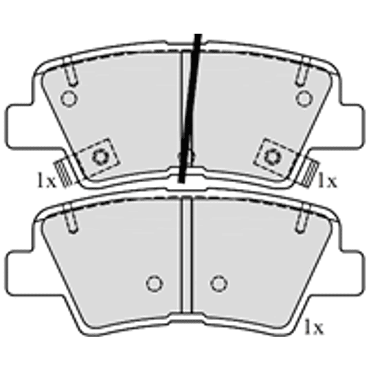 Pastillas Freno Hyundai Kona 2018-2023 Trasero