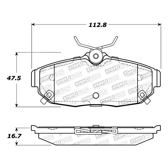 Pastillas Freno Ford Mustang 2005-2014 Trasero