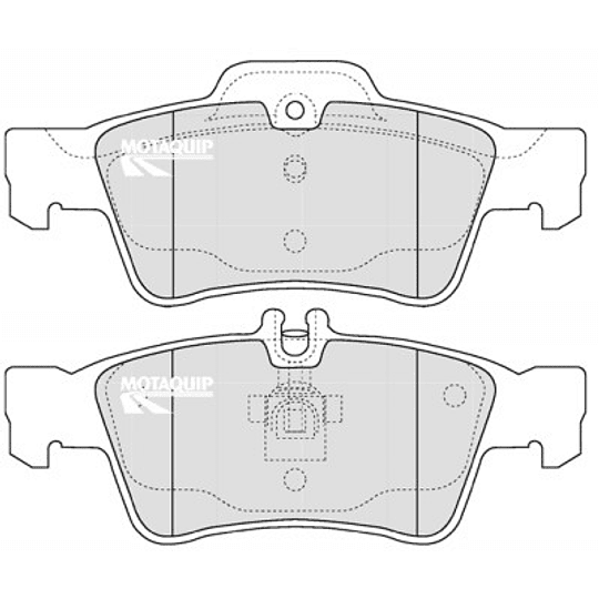 Pastillas Freno Mercedes Benz S600 1999-2005 Trasero