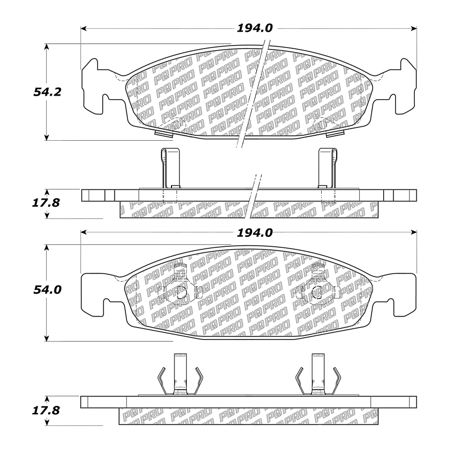 Pastillas Freno Jeep Grand Cherokee 1999-2004 Delantero 2