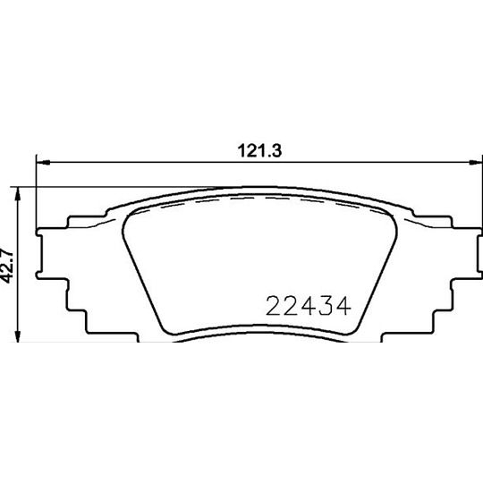 Pastillas Freno Toyota RAV4 2019-2023 Trasero