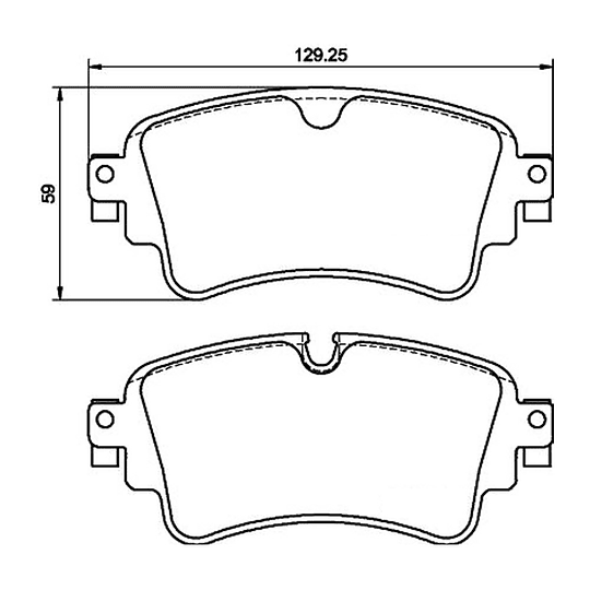 Pastillas Freno Audi A5 Convertible 2016-2023 Trasero