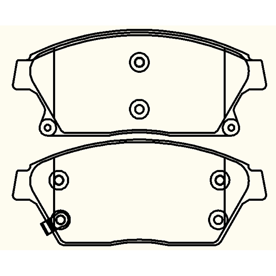 Pastillas Freno Chevrolet Cruze 2008-2016 Delantero 2