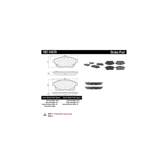 Pastillas Freno Chevrolet Trax / Tracker 2013-2020 Delantero