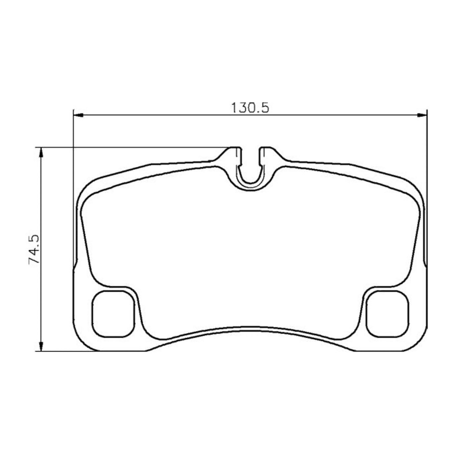 Pastillas Freno Porsche 911 Speedster 2005-2012 Trasero 2