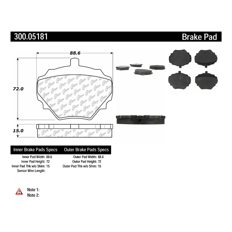 Pastillas Freno Land Rover Discovery 1989-1998 Trasero 2