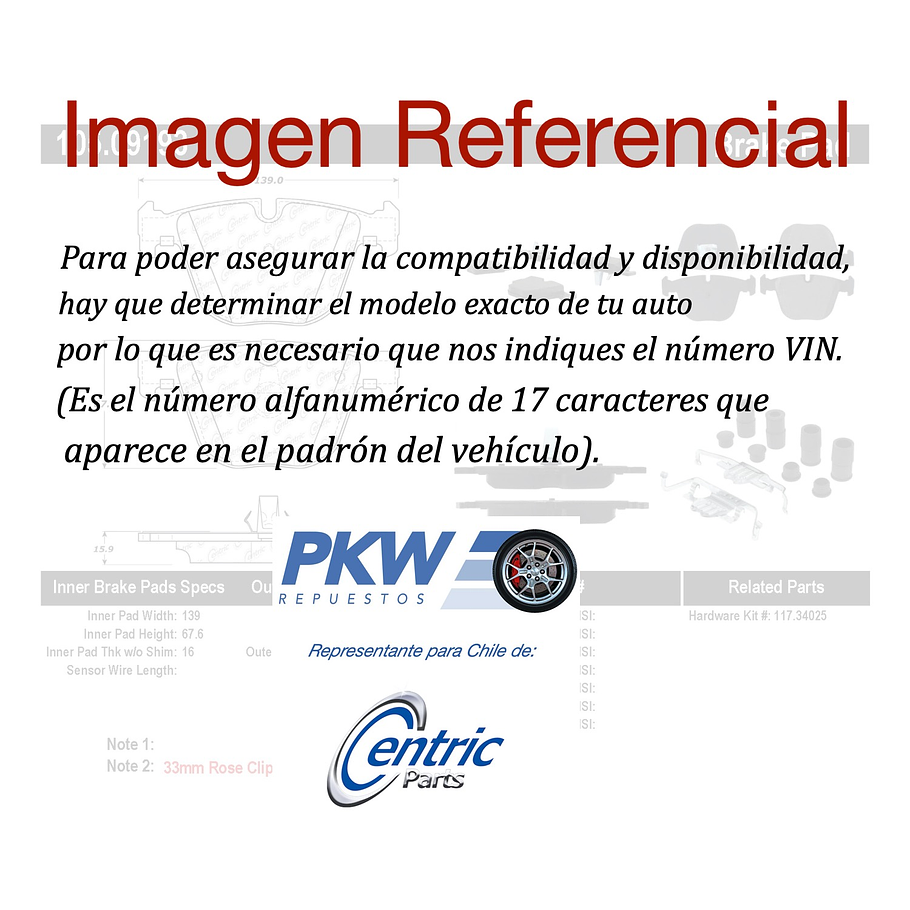 Pastillas Freno GMC Envoy 2002-2009 Delantero 2