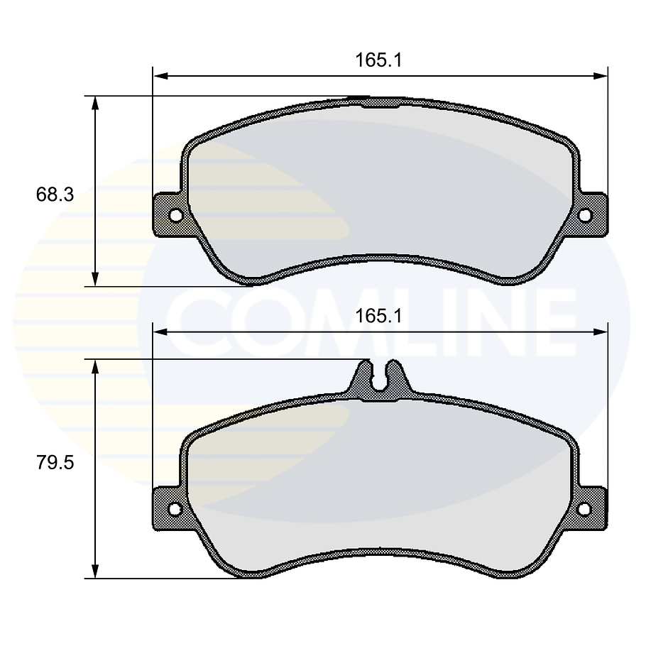 Pastillas Freno Mercedes Benz GLK250 2009-2015 Delantero 2