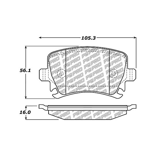 Pastillas Freno Volkswagen Passat Variant 2010-2015 Trasero